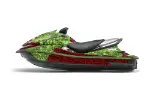 Kawasaki 250X 260X 260LX Jet Ski Graphics Kit (2007-2012) - Bone Collector Green Design