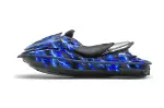 Kawasaki 250X 260X 260LX Jet Ski Graphics Kit (2007-2012) - Metal Thunder Blue Design