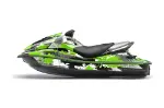 Kawasaki 250X 260X 260LX Jet Ski Graphics Kit (2007-2012) - Street Star Green Design