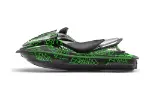 Kawasaki 250X 260X 260LX Jet Ski Graphics Kit (2007-2012) - Widow Maker Green Design