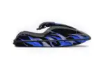 Kawasaki 750 SX / SXR Jet Ski Graphics Kit (1992-1998) - Tribal Flames Blue Design