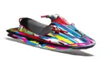 Kawasaki Sport Tourer 1100 STX Jet Ski Graphics Kit (1997-1999) - Flashback Design