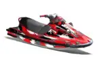 Kawasaki Sport Tourer 1100 STX Jet Ski Graphics Kit (1997-1999) - Street Star Red Design