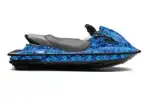 Kawasaki STX 15F Jet Ski Graphics Kit (2003-2018) - Digi Camo Blue Design