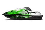 Kawasaki SX-R SXR JS1500 Jet Ski Graphics Kit (2017-2020) - Carbon X Green Design