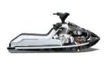 Kawasaki X2 650 Jet Ski Graphics Kit (1986-1995) - Mad Hatter Black Design