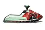 Kawasaki X2 650 Jet Ski Graphics Kit (1986-1995) - Reaper Red Design