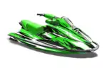 Sea Doo Bombardier GTX Siege Avant Jet Ski Graphics Kit (1996-1999) - Attack Green Design