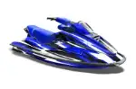 Sea Doo Bombardier GTX Siege Avant Jet Ski Graphics Kit (1996-1999) - Attack Blue Design