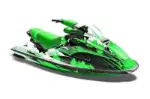 Sea Doo Bombardier GTX Siege Avant Jet Ski Graphics Kit (1996-1999) - Carbon X Green Design