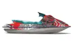 Sea Doo Bombardier GTS Jet Ski Graphics Kit (1992-1997) - Deaden Red Design