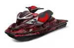 Sea Doo RXP Sitdown Jet Ski Graphics Kit (2004-2011) - Swift Red Design