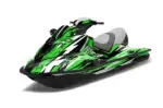 Sea Doo RXT Sitdown Jet Ski Graphics Kit (2005-2009) - Attack Green Design