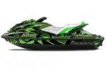 Sea Doo GTI / GTR / GTS Sitdown Jet Ski Graphics Kit (2011-2019) - Conspiracy Green Design