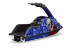 Yamaha Superjet Round Nose Jet Ski Graphics Kit (All Years) - Bone Collector Blue Design