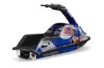 Yamaha Superjet Round Nose Jet Ski Graphics Kit (All Years) - T Bomber Blue Design