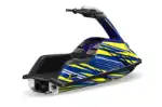 Yamaha Superjet Freestyle Jet Ski (Round Nose) Graphics Kit (All Years) - In Line Yellow Design