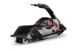 Yamaha Superjet Freestyle Jet Ski (Round Nose) Graphics Kit (All Years) - T Bomber Black Design