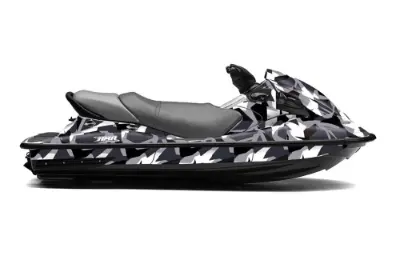 Kawasaki STX 15F Jet Ski Graphics Kit (2003-2018) - Special Forces Silver Design