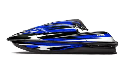 Kawasaki SX-R SXR JS1500 Jet Ski Graphics Kit (2017-2020) - Attack Blue Design