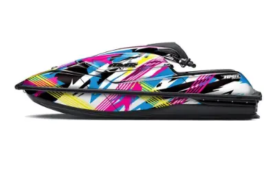 Kawasaki SX-R SXR JS1500 Jet Ski Graphics Kit (2017-2020) - Flashback Design