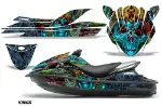 Kawasaki 250X 260X 260LX Jet Ski Graphics Kit (2007-2012) - Kings Design 0