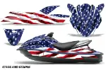 Kawasaki 250X 260X 260LX Jet Ski Graphics Kit (2007-2012) - Stars n Stripes Design 0