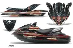 Kawasaki 250X 260X 260LX Jet Ski Graphics Kit (2007-2012) - WW2 Design 0