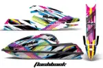 Kawasaki 750 SX / SXR Jet Ski Graphics Kit (1992-1998) - Flashback Design 0