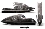 Kawasaki 750 SX / SXR Jet Ski Graphics Kit (1992-1998) - Wrath Black Design 0