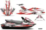 Kawasaki STX 15F Jet Ski Graphics Kit (2003-2018) - Slash Red Design 0