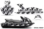 Kawasaki STX 15F Jet Ski Graphics Kit (2003-2018) - Special Forces Silver Design 0