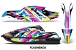 Kawasaki SX-R SXR JS1500 Jet Ski Graphics Kit (2017-2020) - Flashback Design 0