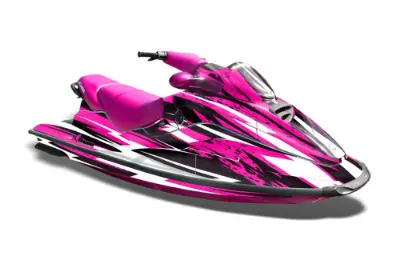 Sea Doo Bombardier GTX Siege Avant Jet Ski Graphics Kit (1996-1999) - Attack Pink Design