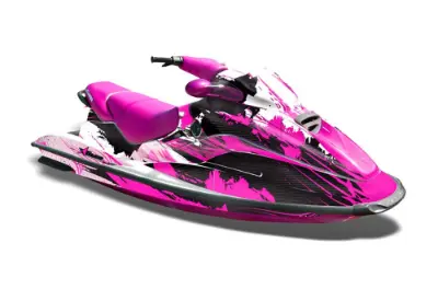 Sea Doo Bombardier GTX Siege Avant Jet Ski Graphics Kit (1996-1999) - Carbon X Pink Design