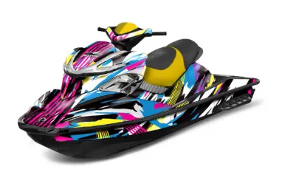 Sea Doo RXP Sitdown Jet Ski Graphics Kit (2004-2011) - Flashback Design