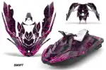 Sea Doo Bombardier Spark (2 UP) Jet Ski Graphics Kit (2014-2016) - Swift Pink Design 0