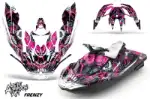 Sea Doo Bombardier Spark (3 UP) Jet Ski Graphics Kit (2015-2018) - Frenzy Pink Design 0