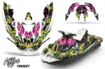 Sea Doo Bombardier Spark (3 UP) Jet Ski Graphics Kit (2015-2018) - Frenzy Yellow Design 0