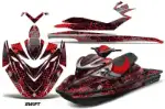 Sea Doo RXP Sitdown Jet Ski Graphics Kit (2004-2011) - Swift Red Design 0