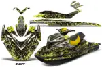 Sea Doo RXP Sitdown Jet Ski Graphics Kit (2004-2011) - Swift Yellow Design 0