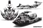 Sea Doo RXT Sitdown Jet Ski Graphics Kit (2005-2009) - Conspiracy White Design 0