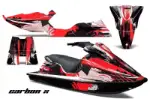 Sea Doo XP Bombardier Jet Ski Graphics Kit (1993-1996) - Carbon X Red Design 0