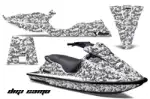 Sea Doo XP Bombardier Jet Ski Graphics Kit (1993-1996) - Digi Camo White Design 0