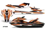 Sea Doo GTI / GTR / GTS Sitdown Jet Ski Graphics Kit (2011-2019) - Attack Orange Design 0