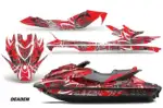 Sea Doo GTI / GTR / GTS Sitdown Jet Ski Graphics Kit (2011-2019) - Deaden Red Design 0