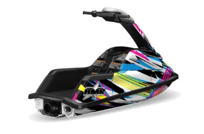 Yamaha Superjet Freestyle Jet Ski (Round Nose) Graphics Kit (All Years) - Flashback Design