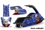 Yamaha Superjet Round Nose Jet Ski Graphics Kit (All Years) - Bone Collector Blue Design 0