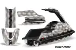 Yamaha Superjet Freestyle Jet Ski (Round Nose) Graphics Kit (All Years) - Bullet Proof Black Design 0