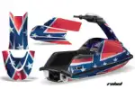 Yamaha Superjet Freestyle Jet Ski (Round Nose) Graphics Kit (All Years) - Rebel Design 0